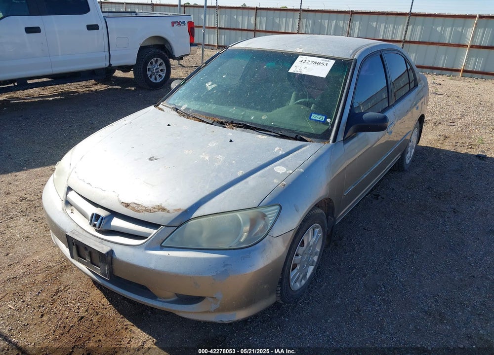 2004 HONDA CIVIC LX VIN: 2HGES16594H643345