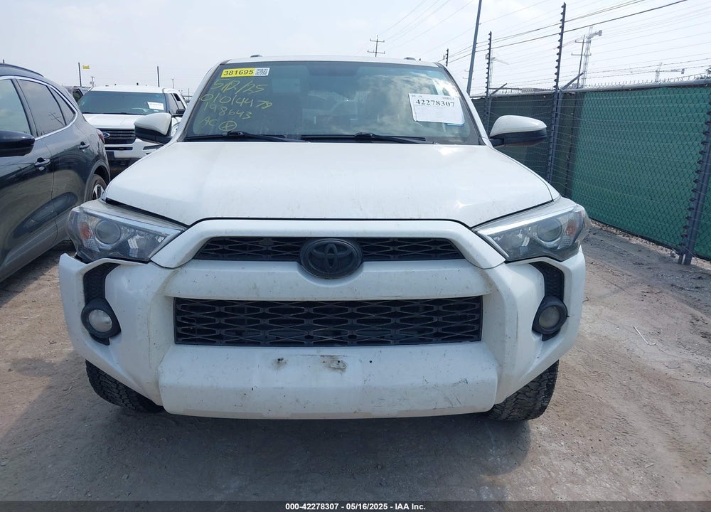 2019 TOYOTA 4RUNNER VIN: JTEZU5JRXK5198643