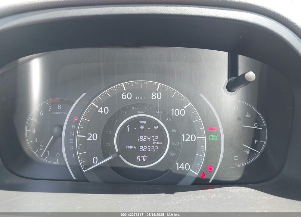 2013 HONDA CR-V EX-L VIN: 5J6RM3H77DL042520