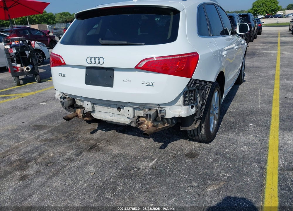 2012 AUDI Q5 2.0T PREMIUM VIN: WA1LFAFP5CA037785