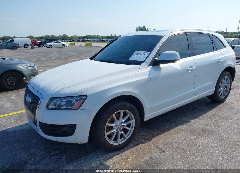 2012 AUDI Q5 2.0T PREMIUM VIN: WA1LFAFP5CA037785