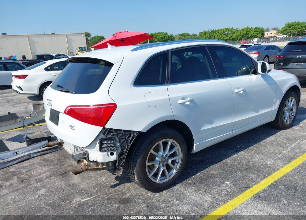 2012 AUDI Q5 2.0T PREMIUM VIN: WA1LFAFP5CA037785
