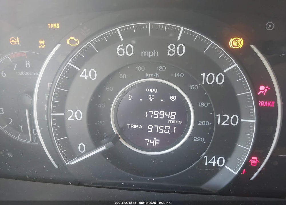 2012 HONDA CR-V LX VIN: 5J6RM3H37CL011764