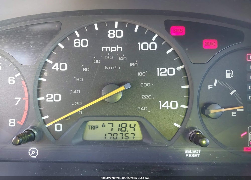2000 HONDA ACCORD 3.0 EX VIN: 1HGCG2257YA010383