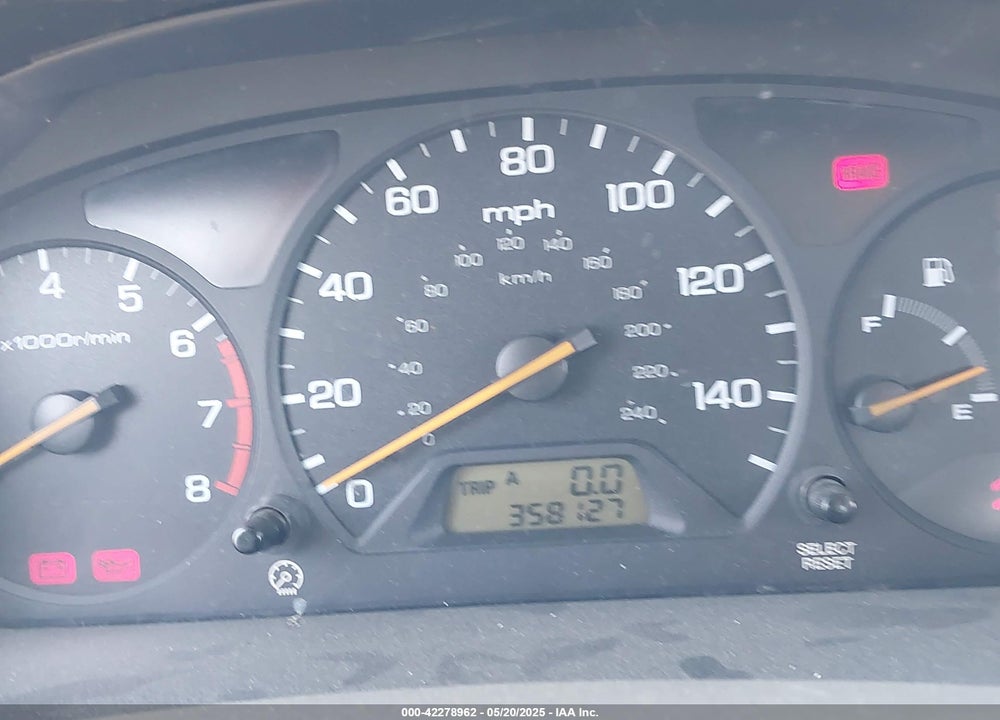 1998 HONDA ACCORD VIN: 1HGCG1642WA065770