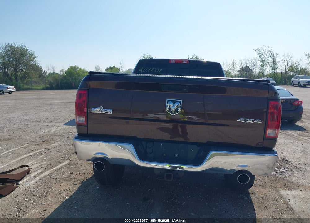 2013 RAM 1500 VIN: 1C6RR7GT9DS599813