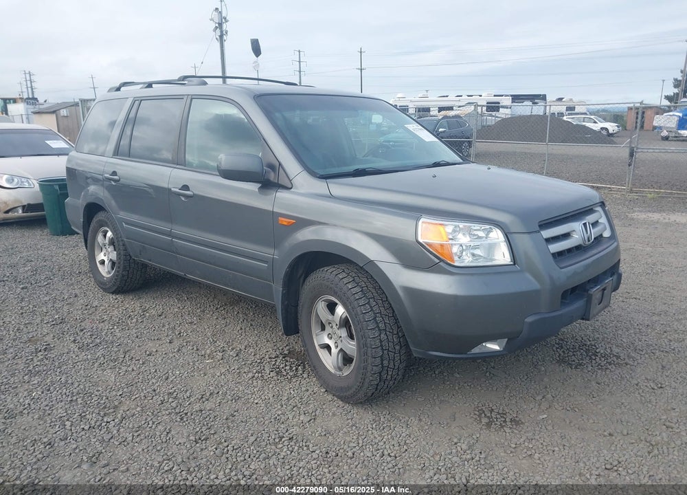 2007 HONDA PILOT EX-L VIN: 2HKYF18737H519100