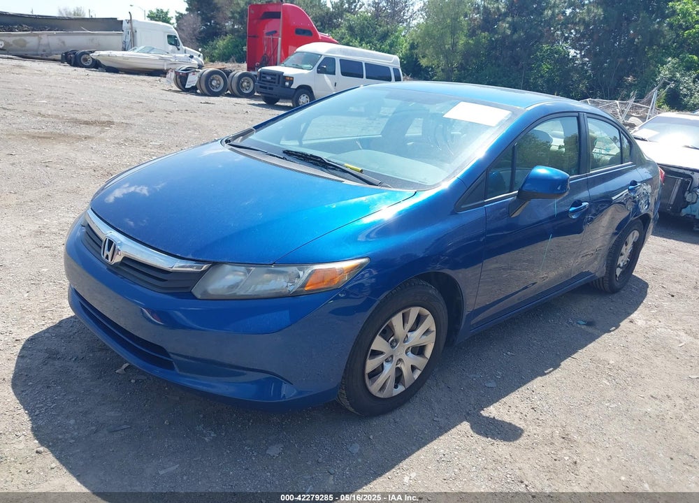 2012 HONDA CIVIC LX VIN: 19XFB2F52CE064264
