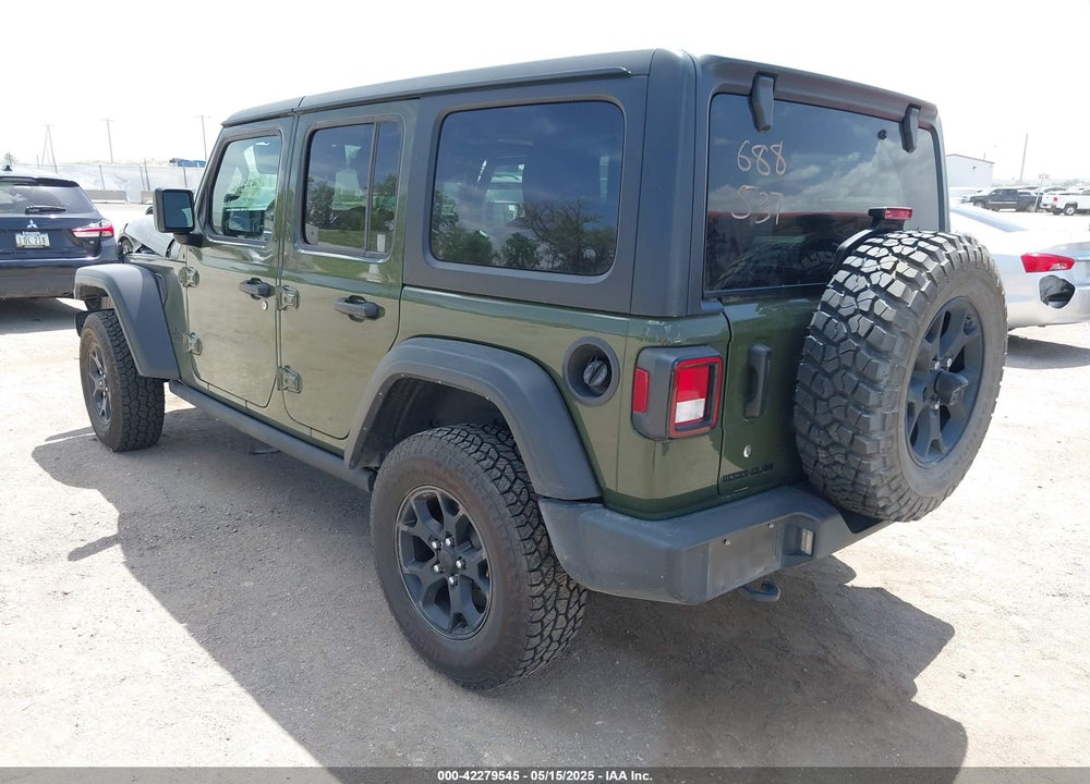 2021 JEEP WRANGLER UNLIMITED VIN: 1C4HJXDN6MW815241