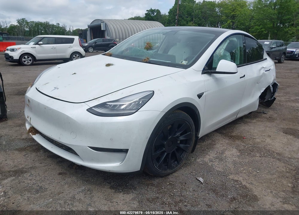 2021 TESLA MODEL Y LONG RANGE DUAL MOTOR ALL-WHEEL DRIVE VIN: 5YJYGDEE8MF151699