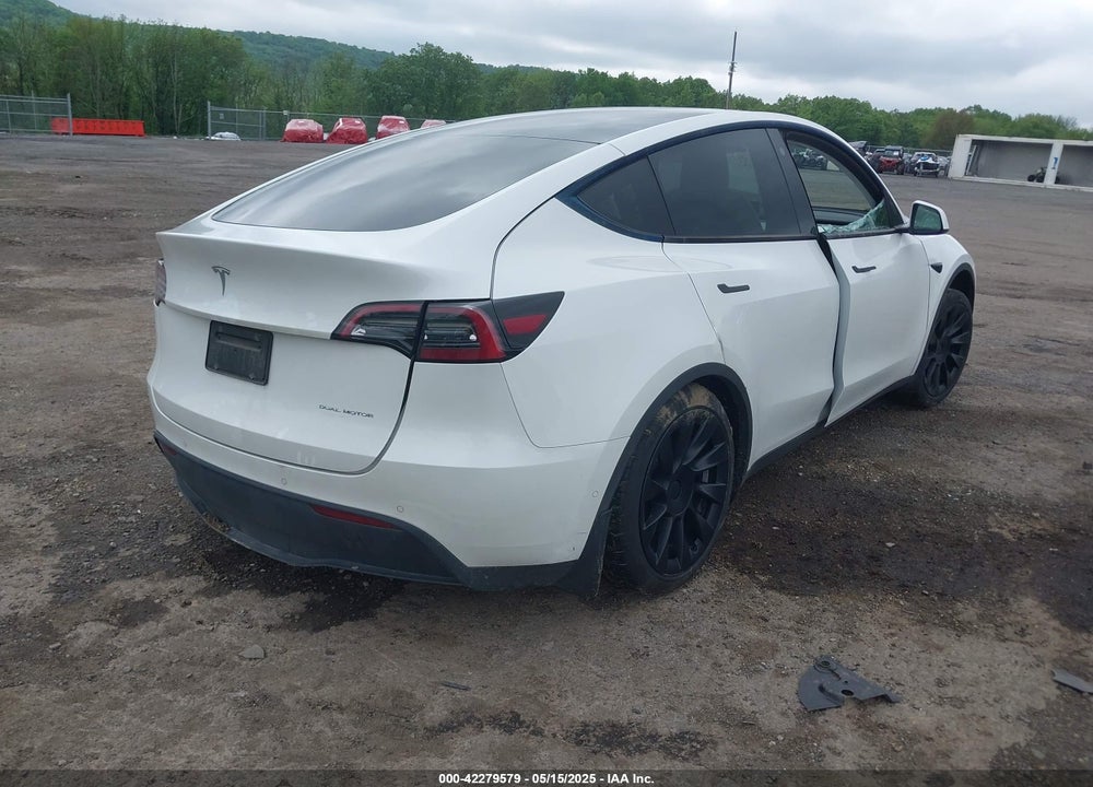 2021 TESLA MODEL Y LONG RANGE DUAL MOTOR ALL-WHEEL DRIVE VIN: 5YJYGDEE8MF151699