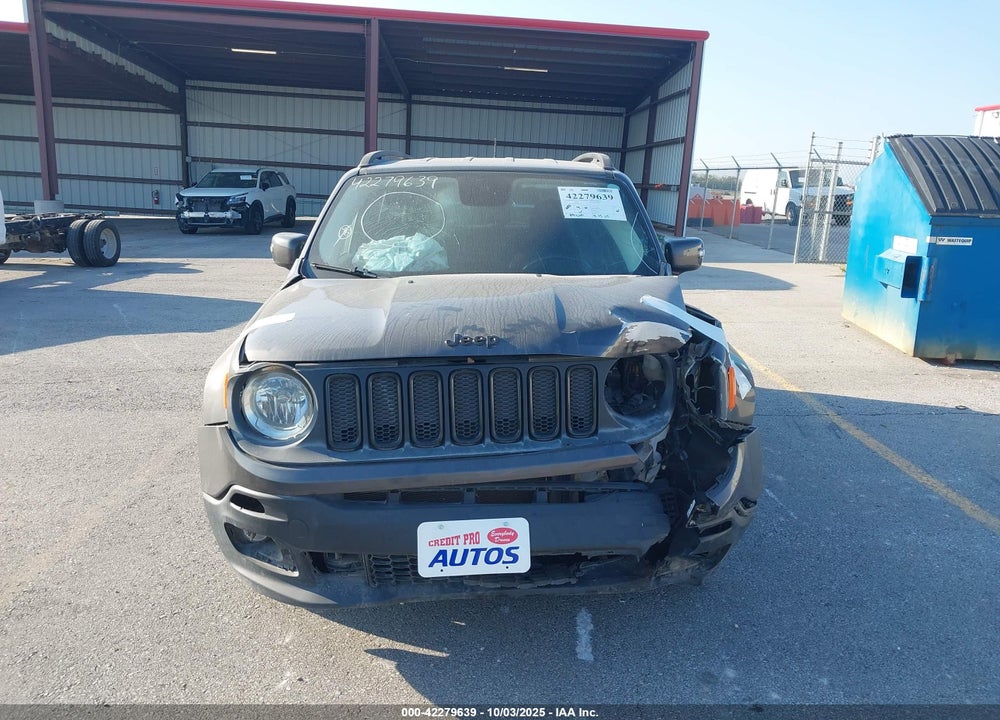 2017 JEEP RENEGADE ALTITUDE FWD VIN: ZACCJABH1HPF91416