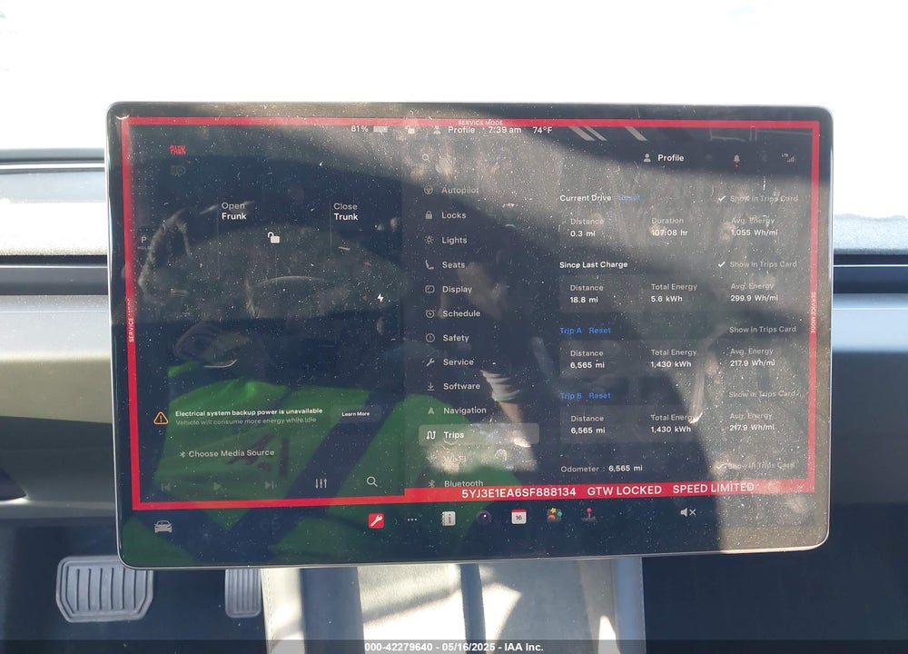 2025 TESLA MODEL 3 VIN: 5YJ3E1EA6SF888134