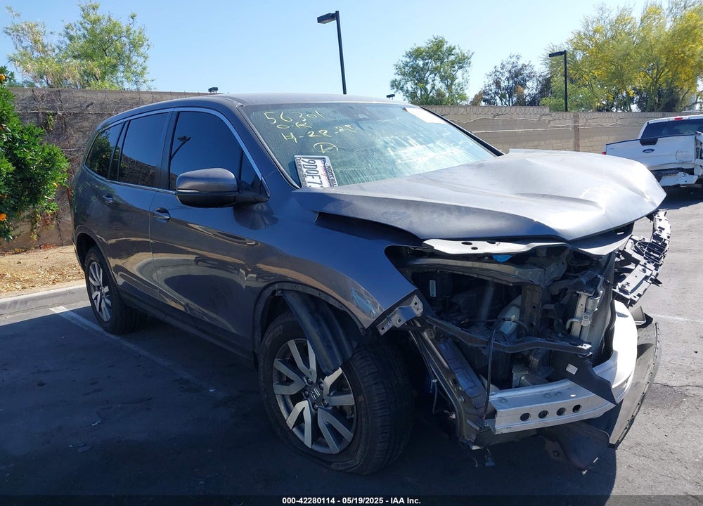 2021 HONDA PILOT 2WD EX VIN: 5FNYF5H35MB036402