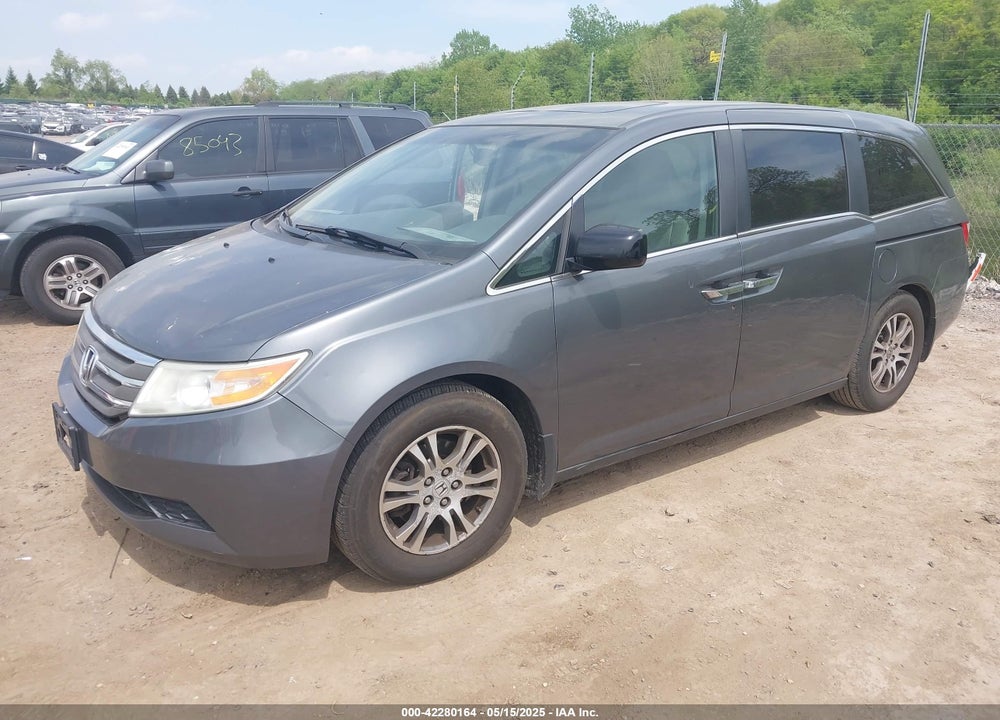 2013 HONDA ODYSSEY EX-L VIN: 5FNRL5H60DB023354