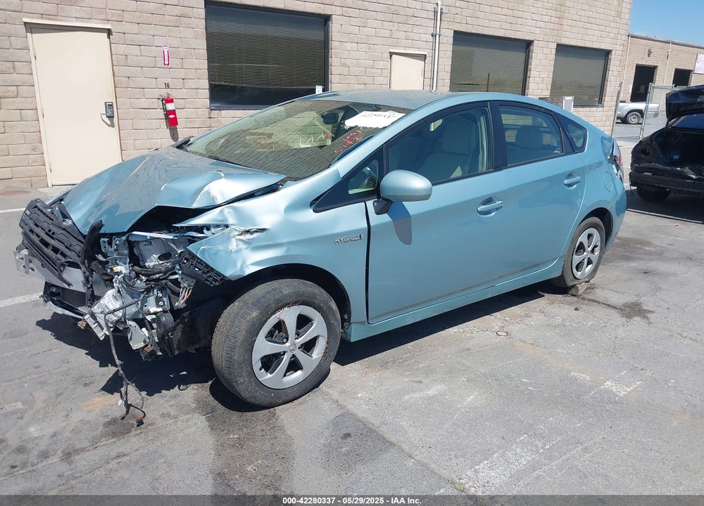 2012 TOYOTA PRIUS TWO VIN: JTDKN3DU9C1592893