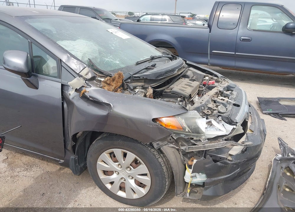 2012 HONDA CIVIC VIN: 2HGFB2F51CH581383