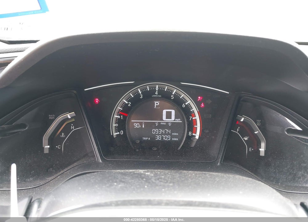 2017 HONDA CIVIC VIN: 19XFC2F50HE049363
