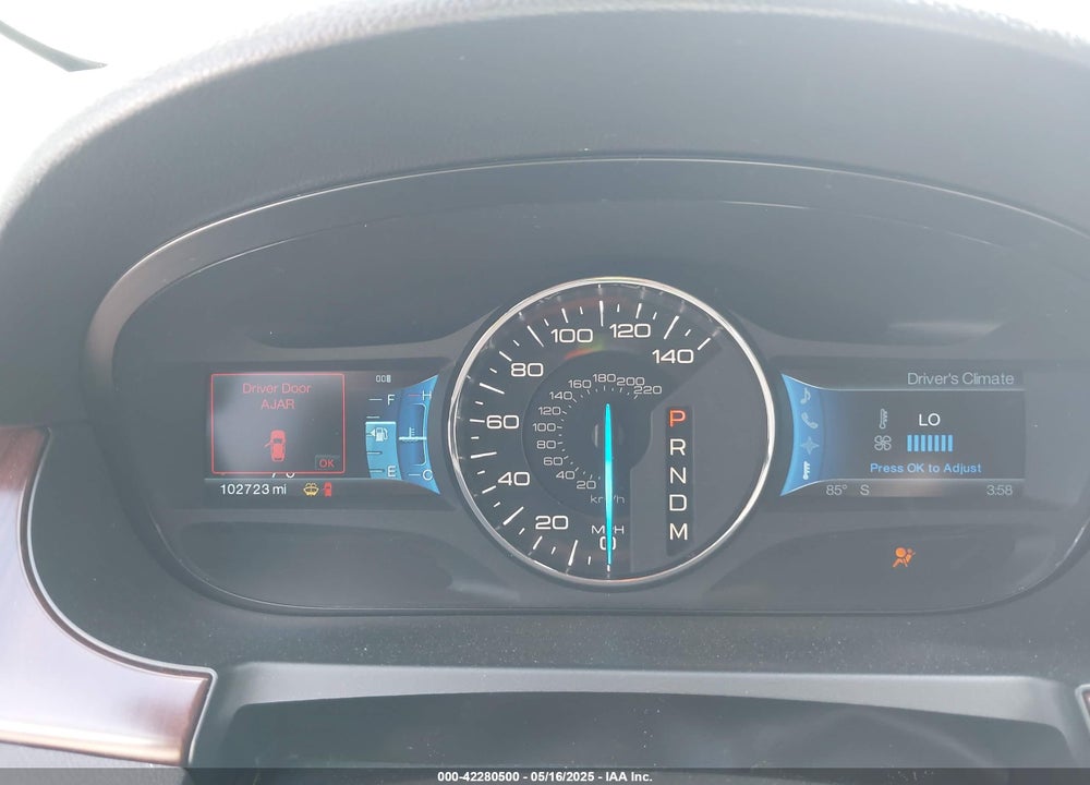 2011 FORD EDGE LIMITED VIN: 2FMDK3KC6BBB05885