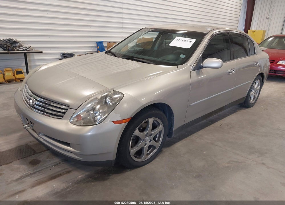 2003 INFINITI G35 LUXURY LEATHER VIN: JNKCV51E93M323058