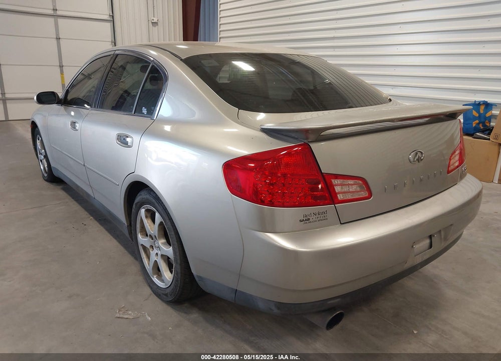 2003 INFINITI G35 LUXURY LEATHER VIN: JNKCV51E93M323058