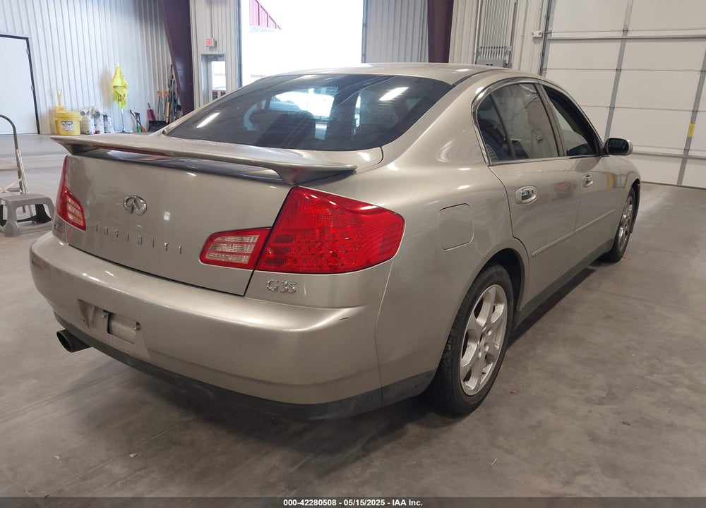 2003 INFINITI G35 LUXURY LEATHER VIN: JNKCV51E93M323058