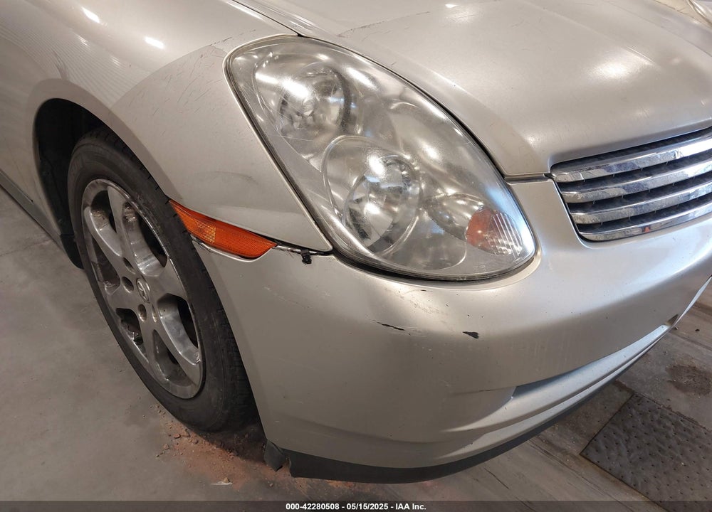 2003 INFINITI G35 LUXURY LEATHER VIN: JNKCV51E93M323058