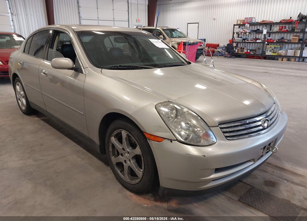 2003 INFINITI G35 LUXURY LEATHER VIN: JNKCV51E93M323058