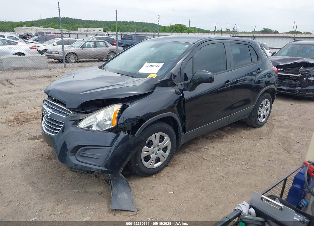 2015 CHEVROLET TRAX VIN: 3GNCJKSB6FL254447