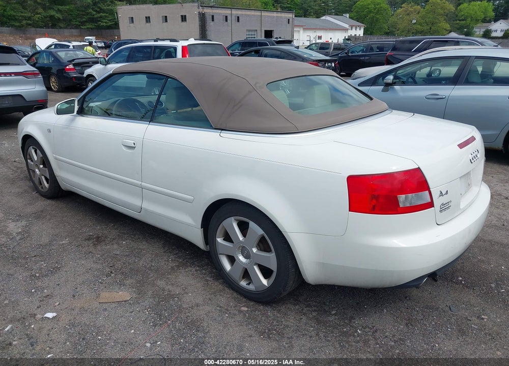2006 AUDI A4 3.0 VIN: WAUDT48H06K009995