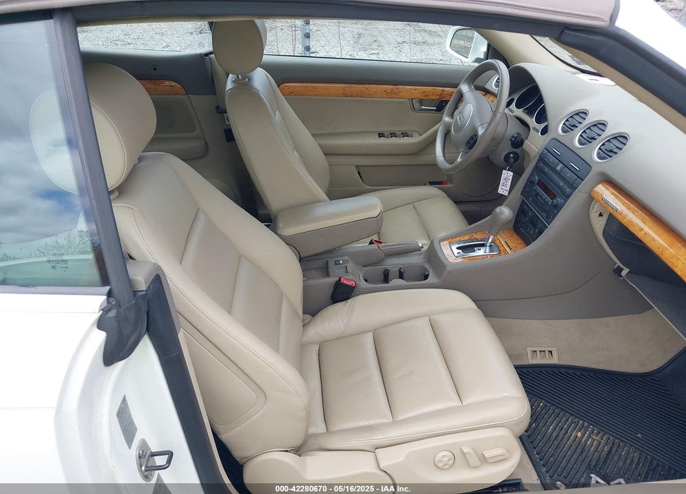 2006 AUDI A4 3.0 VIN: WAUDT48H06K009995