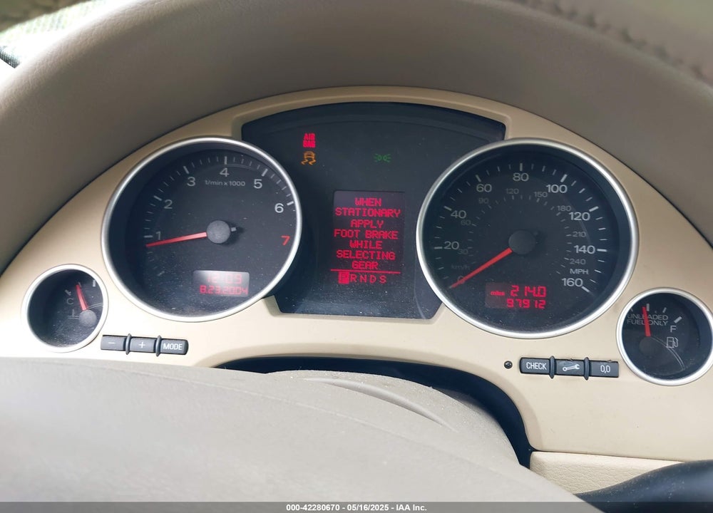 2006 AUDI A4 3.0 VIN: WAUDT48H06K009995