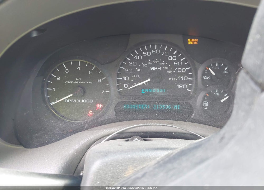 2003 OLDSMOBILE BRAVADA VIN: 1GHDT13SX32348743