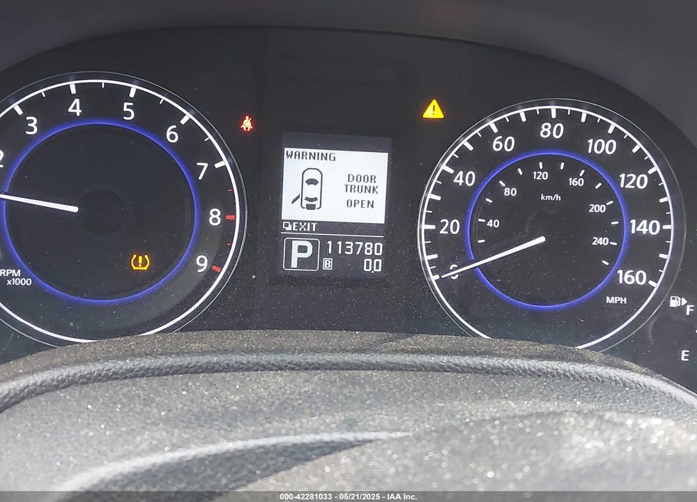 2013 INFINITI G37X VIN: JN1CV6AR1DM769011