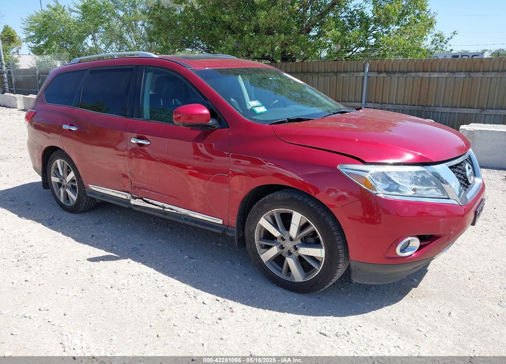 2015 NISSAN PATHFINDER PLATINUM VIN: 5N1AR2MM1FC707940