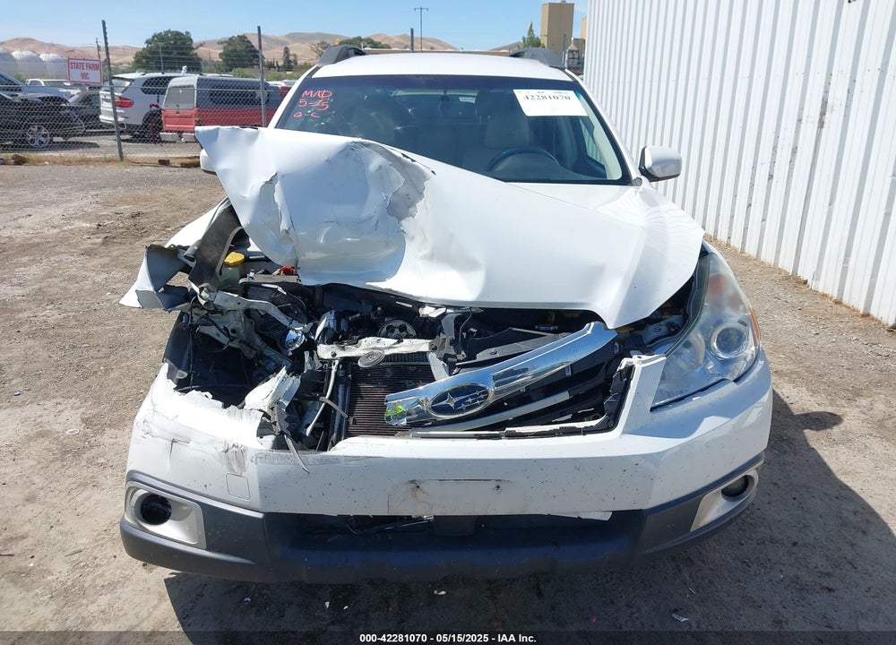 2012 SUBARU OUTBACK 2.5I PREMIUM VIN: 4S4BRBCC9C3282475
