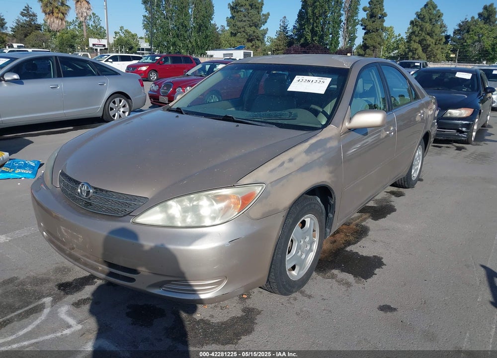 2002 TOYOTA CAMRY LE V6 VIN: 4T1BF32KX2U034414