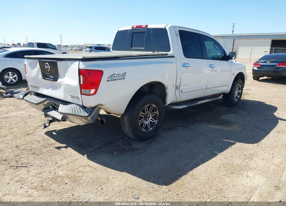 2004 NISSAN TITAN SE VIN: 1N6AA07B14N528418