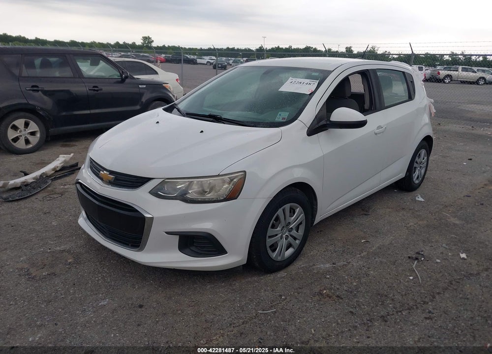 2017 CHEVROLET SONIC LT AUTO VIN: 1G1JG6SH0H4167011
