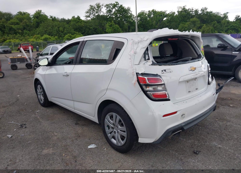 2017 CHEVROLET SONIC LT AUTO VIN: 1G1JG6SH0H4167011