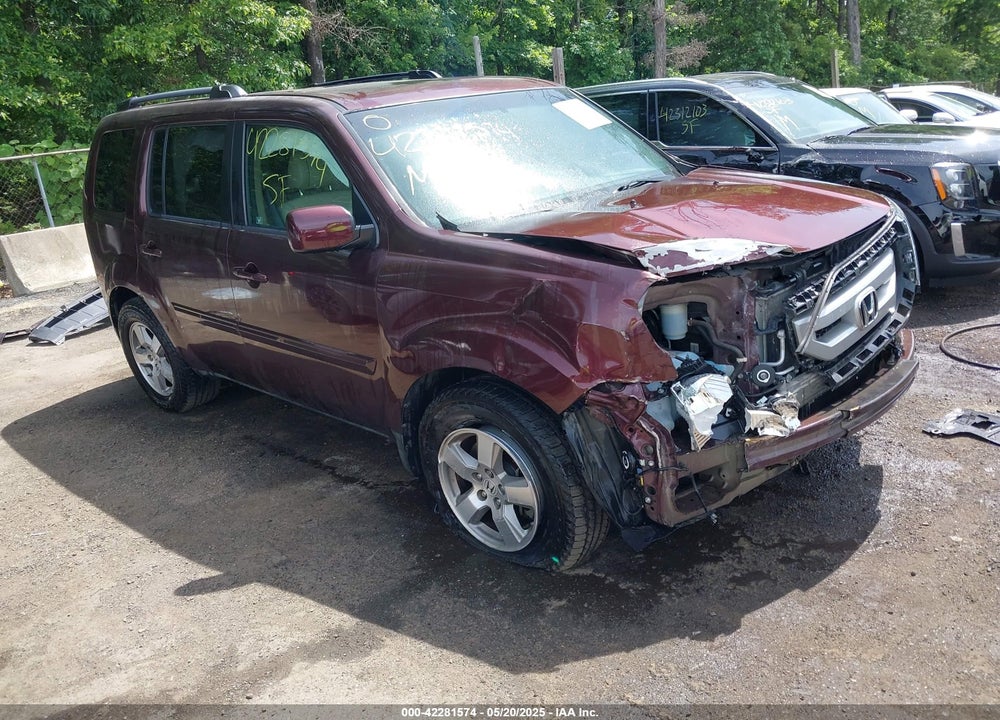 2010 HONDA PILOT EX-L VIN: 5FNYF4H57AB036411