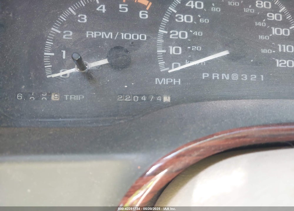 1999 CADILLAC ESCALADE STANDARD VIN: 1GYEK13R5XR417727