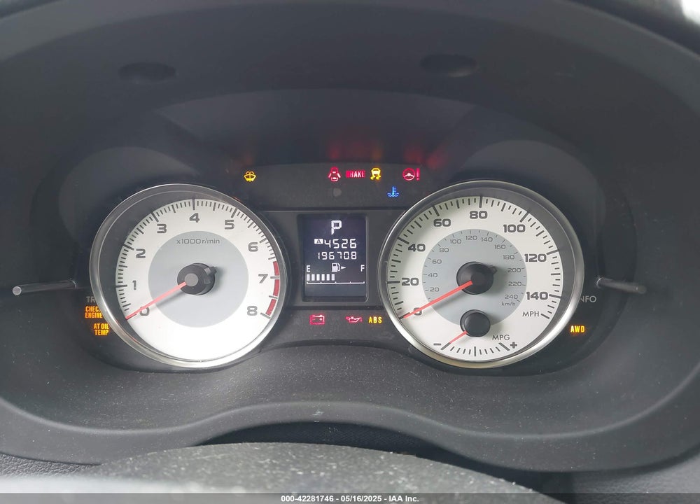 2012 SUBARU IMPREZA VIN: JF1GPAS67CH222421