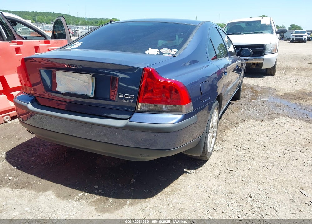 2001 VOLVO S60 VIN: YV1RS58D212029294