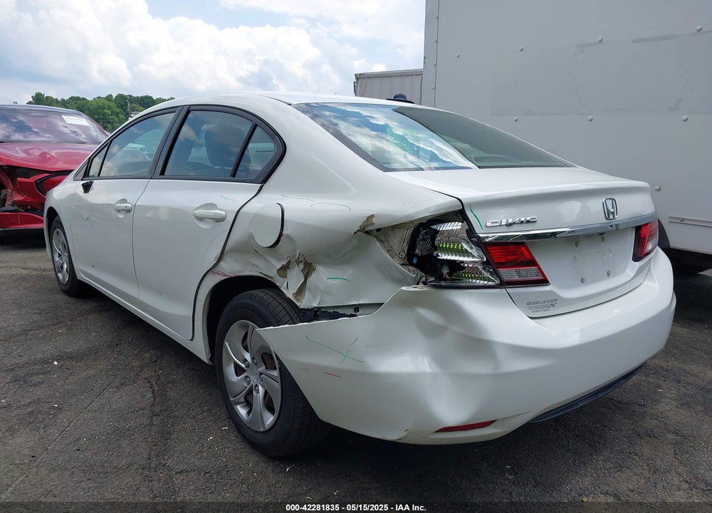 2013 HONDA CIVIC LX VIN: 2HGFB2F51DH601391