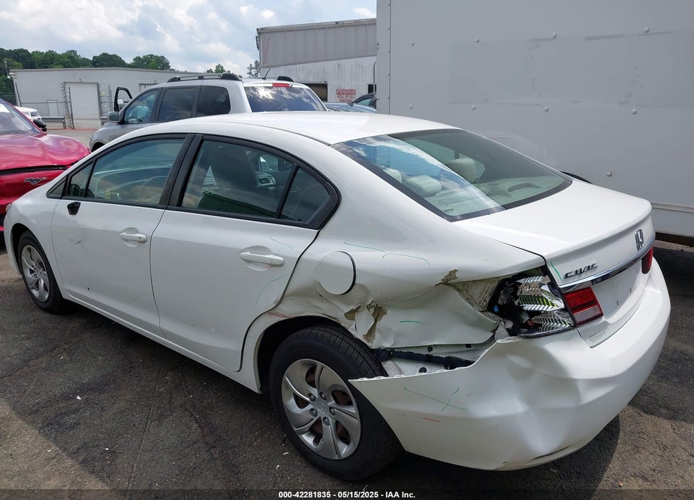 2013 HONDA CIVIC LX VIN: 2HGFB2F51DH601391