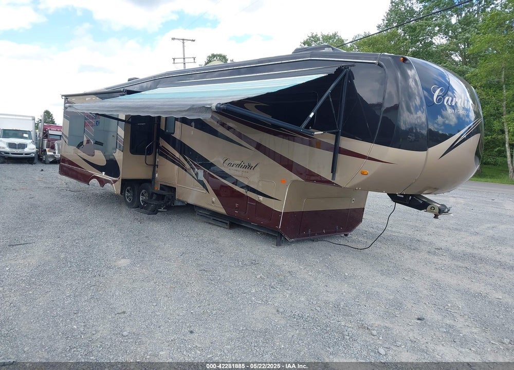 2013 CARDINAL FIFTH WHEEL SERIES VIN: 4X4FCAN26DG098654
