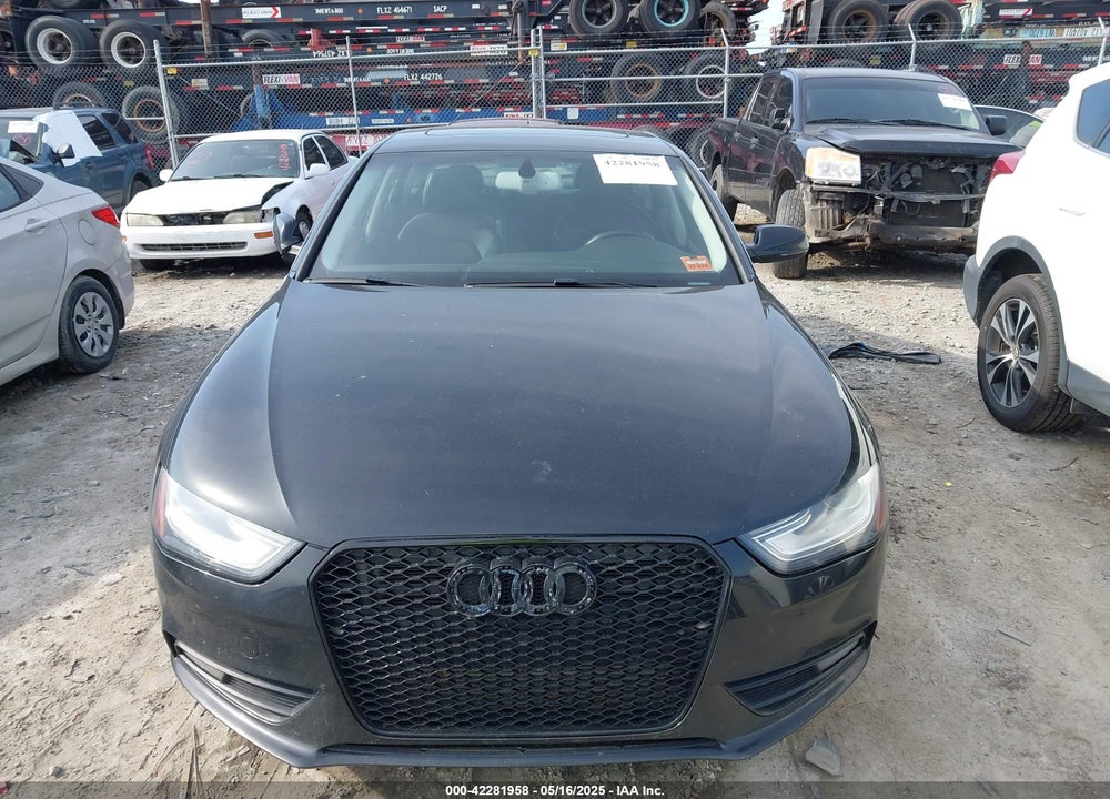 2013 AUDI A4 VIN: WAUHFAFLXDN032260