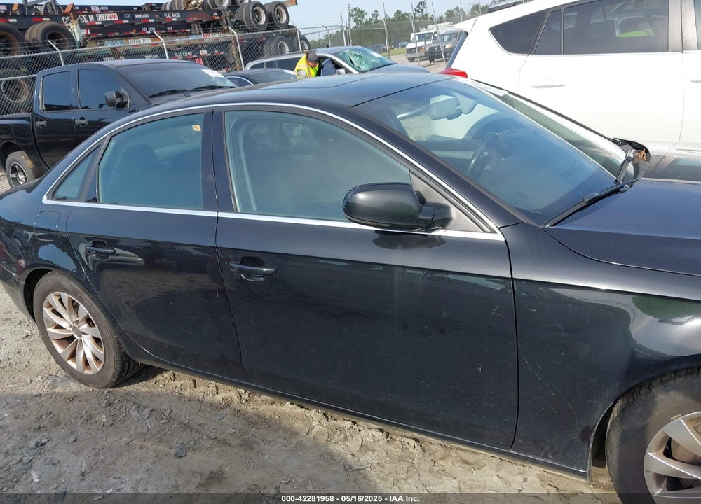2013 AUDI A4 VIN: WAUHFAFLXDN032260
