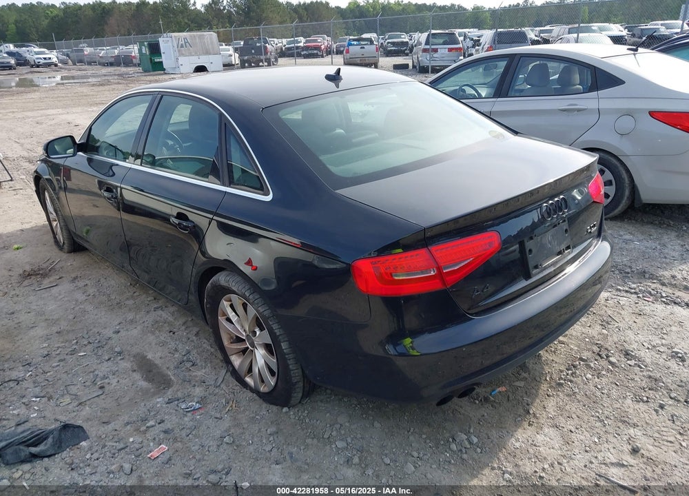 2013 AUDI A4 VIN: WAUHFAFLXDN032260
